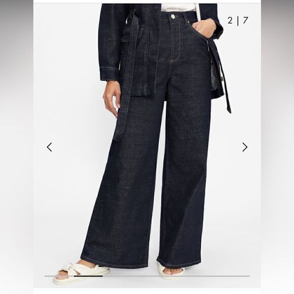TED BAKER Auustyn High waisted wide leg jeans size 29 - Picture 4 of 13